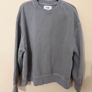 Wax Gray Crewneck Men's Sweater